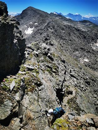 Abstieg Richtung Rosenjoch